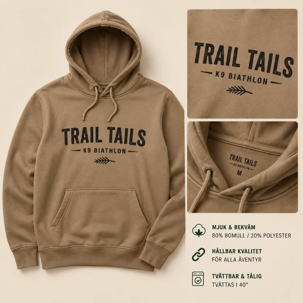 After Trail Heavy Hoodie – Brun