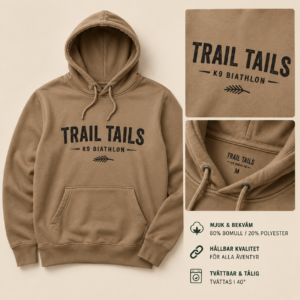 After Trail Heavy Hoodie – Brun