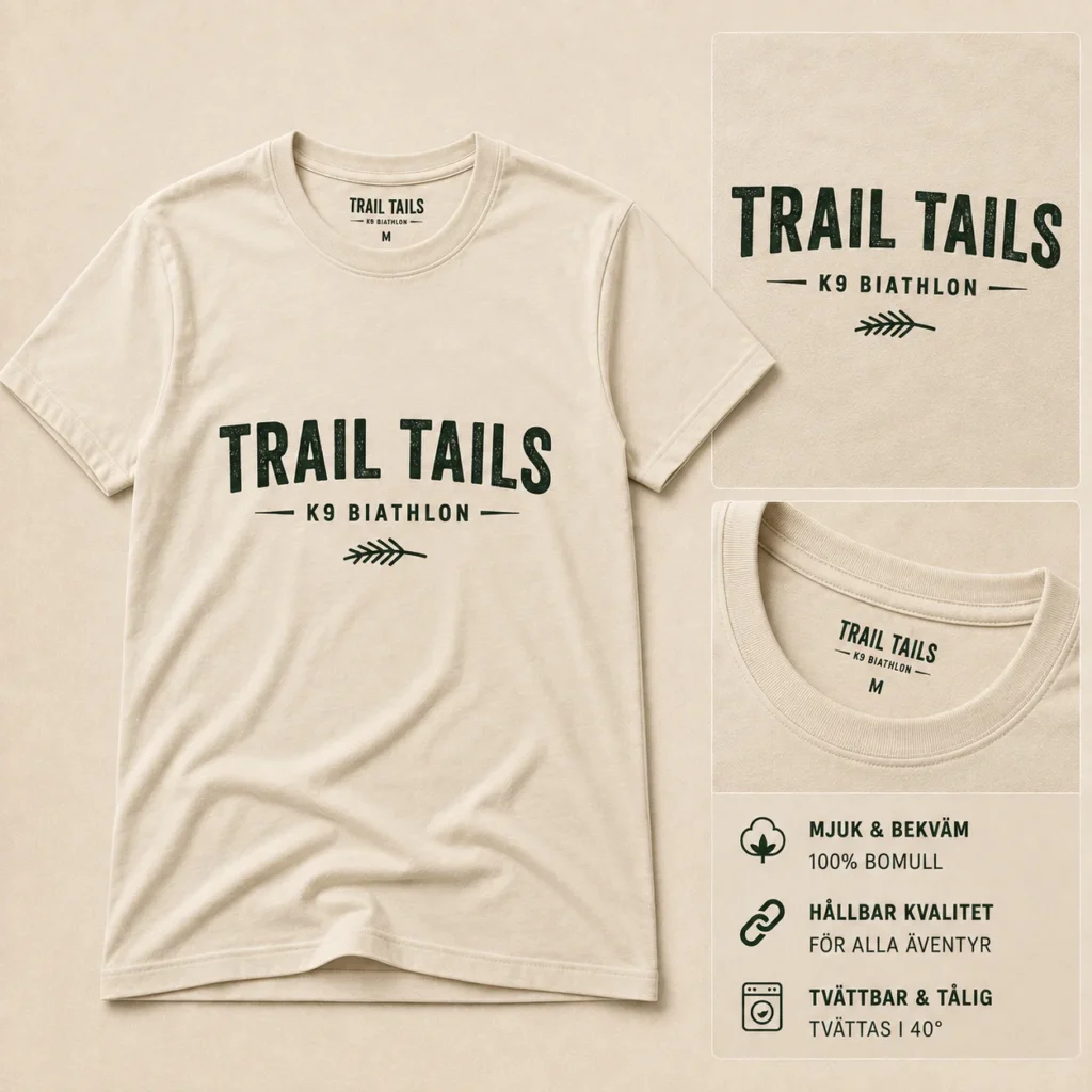 Trail Tails Text Logo Tee – Naturvit