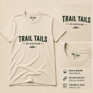 Trail Tails Text Logo Tee – Naturvit